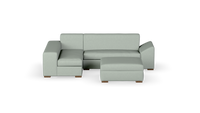 Chivonne - Corner Unit + Ottoman - Fully Upholstered